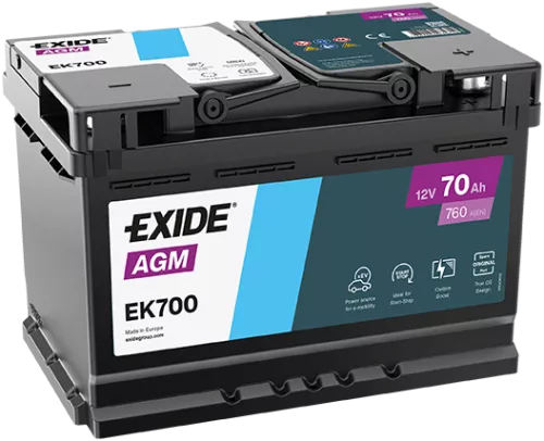 Starter Battery EXIDE EK700)