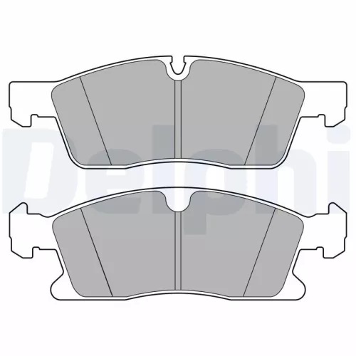Brake Pad Set, disc brake DELPHI LP3628)