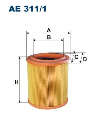 Air Filter FILTRON AE 311/1)