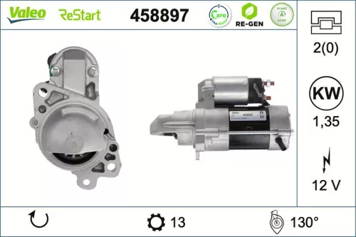 Starter VALEO 458897)