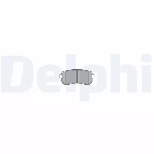 Brake Pad Set, disc brake DELPHI LP3576)