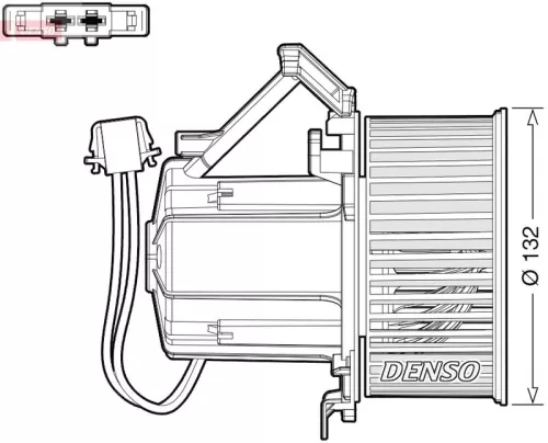 Binnenventilator DENSO DEA02009)