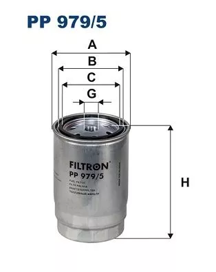 Brandstoffilter FILTRON PP 979/5)