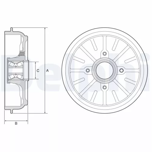 Remtrommel DELPHI BFR576)
