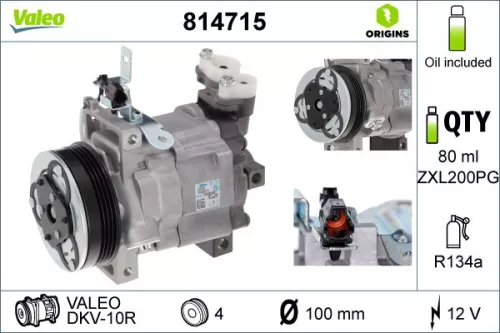 Compressor, air conditioning VALEO 814715)