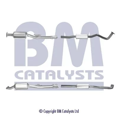Roet-/deeltjesfilter, uitlaatsysteem BM Catalysts BM11176H)