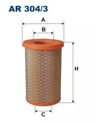 Luchtfilter FILTRON AR 304/3)