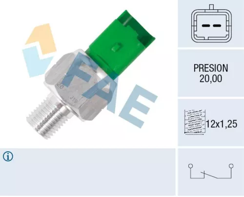 Sensor, oliedruk FAE 18502)