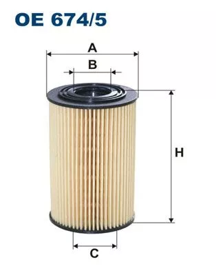 Oil Filter FILTRON OE 674/5)
