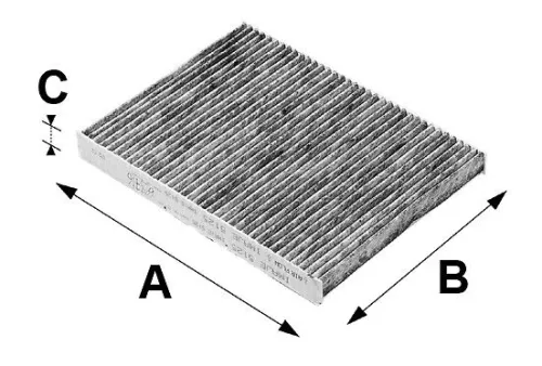 Filter, cabin air VALEO 698716)