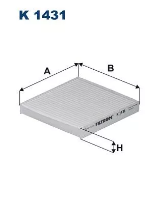 Filter, cabinelucht FILTRON K 1431)