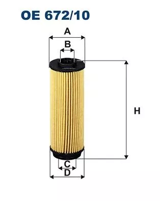 Oil Filter FILTRON OE 672/10)