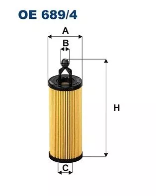 Oliefilter FILTRON OE 689/4)