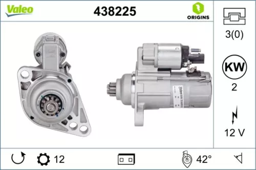 Starter VALEO 438225)