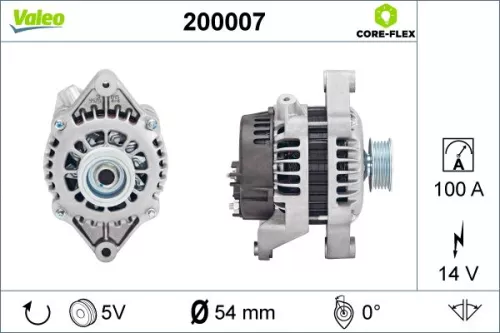 Alternator VALEO 200007)