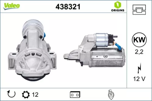 Starter VALEO 438321)