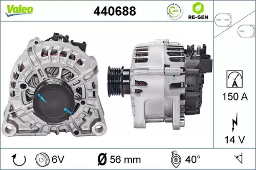 Alternator VALEO 440688)