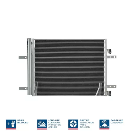 Condensor, airconditioning NISSENS 941091)