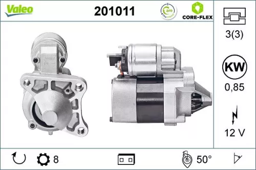 Starter VALEO 201011)