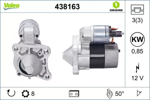 Starter VALEO 438163)