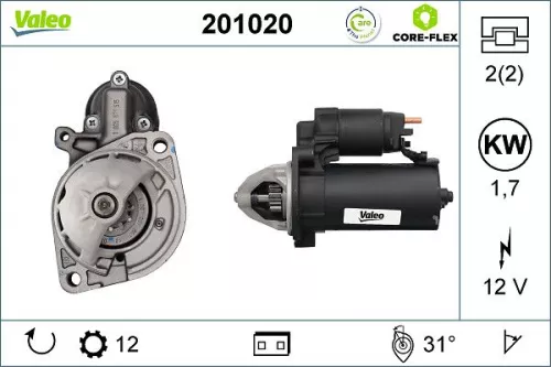 Starter VALEO 201020)
