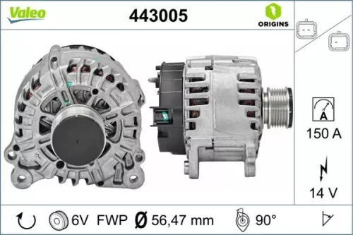 Alternator VALEO 443005)