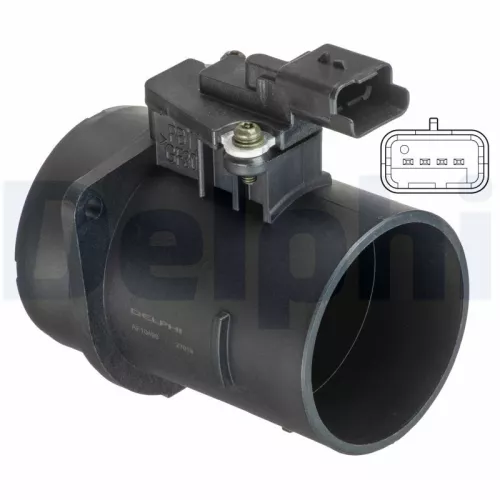 Luchtmassastroomsensor DELPHI AF10498-12B1)