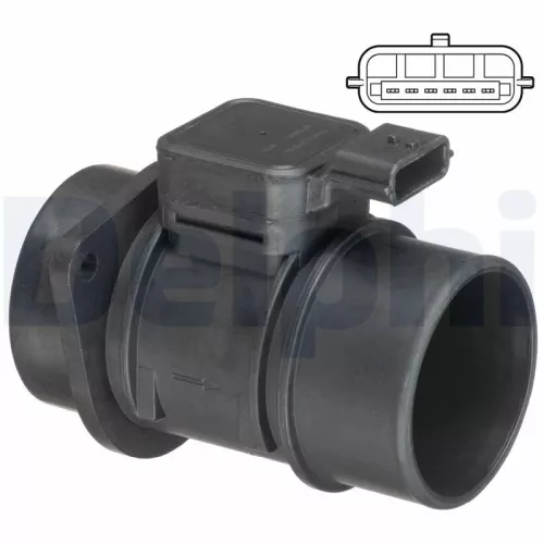 Luchtmassastroomsensor DELPHI AF10503-12B1)