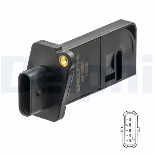 Luchtmassastroomsensor DELPHI AF10504-12B1)