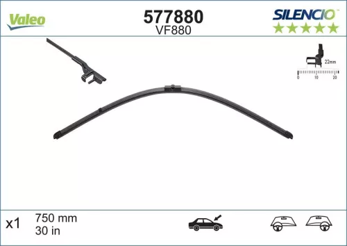 Ruitenwisser VALEO 577880)