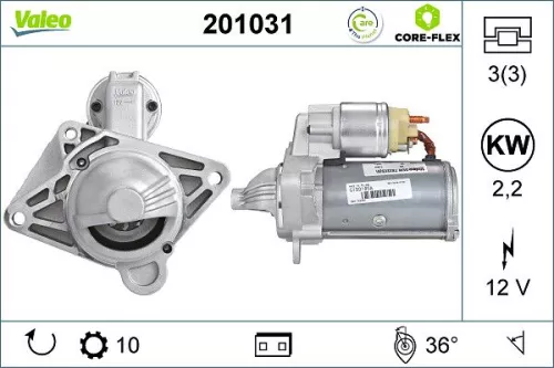 Starter VALEO 201031)
