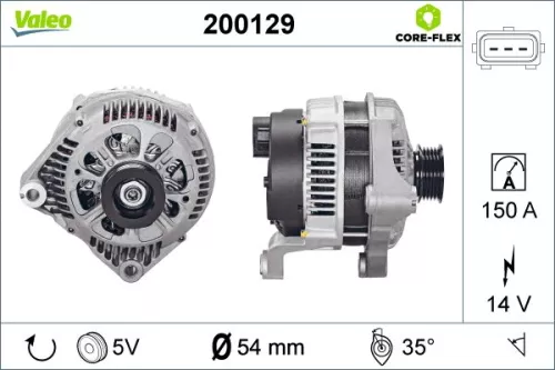 Alternator VALEO 200129)