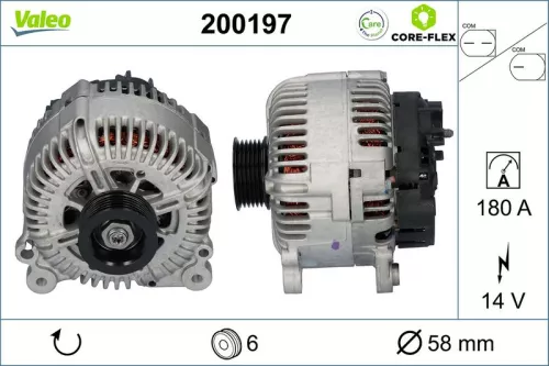 Alternator VALEO 200197)