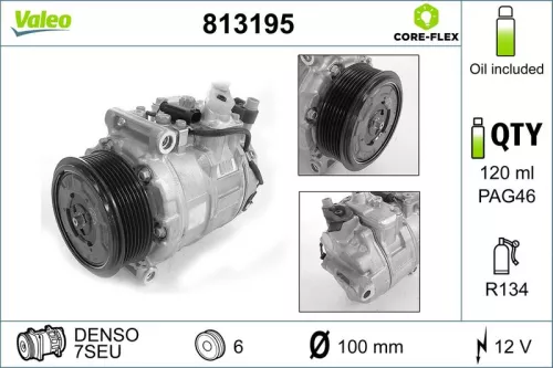 Compressor, air conditioning VALEO 813195)