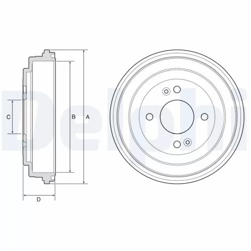 Remtrommel DELPHI BF580)