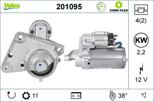 Starter VALEO 201095)