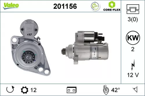 Starter VALEO 201156)