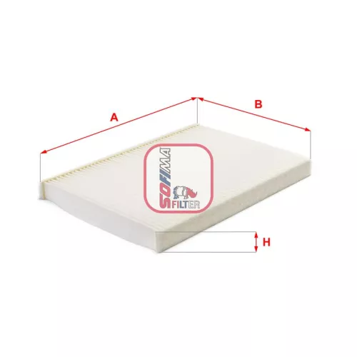 Filter, cabinelucht SOFIMA S 3391 C)