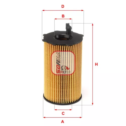 Oliefilter SOFIMA S 5226 PE)