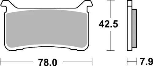 Remblokkenset, schijfrem BREMBO 07HO63SA)