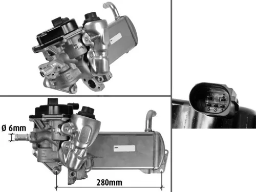 EGR-module VALEO 700438)