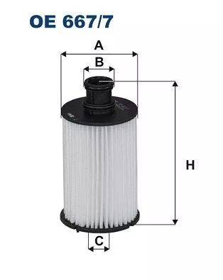 Oliefilter FILTRON OE 667/7)
