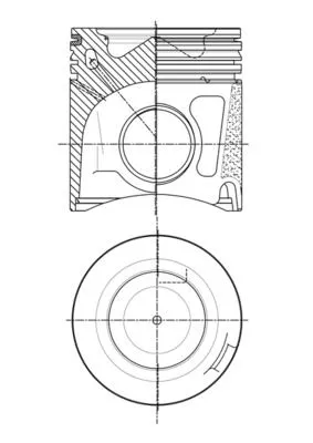 Piston MAHLE 007 PI 00150 002)