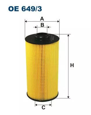 Oliefilter FILTRON OE 649/3)