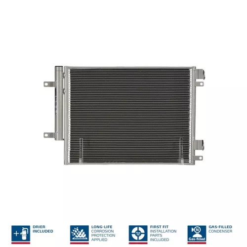 Condensor, airconditioning NISSENS 940733)