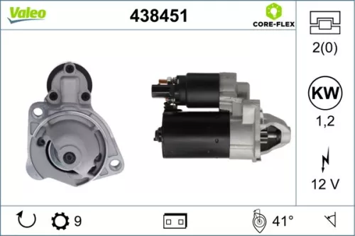 Starter VALEO 438451)