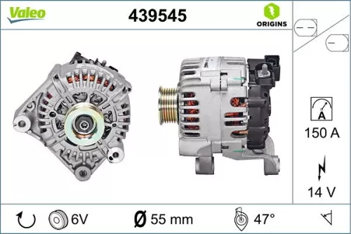 Alternator VALEO 439545)