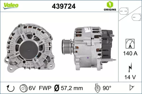 Alternator VALEO 439724)