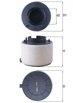 Luchtfilter MAHLE LX 4249)