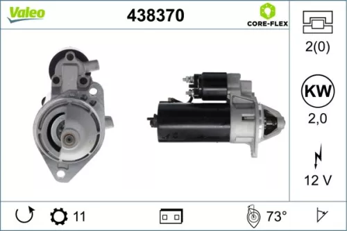 Starter VALEO 438370)